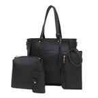 Women Bag Set Top-Handle Big Capacity Female Tassel Handbag Fashion Shoulder Bag Ladies PU Leather Crossbody Bag bolsas feminin Pi-Mart