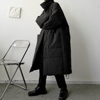 Knee Length Silhouette Cotton Coat