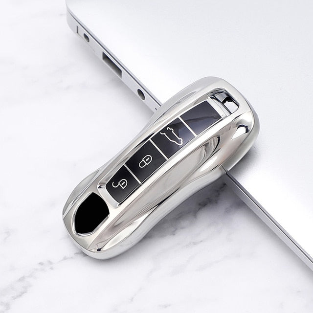 TPU Car Smart Key Case for Porsche - SJB-DIAMOND ELITES