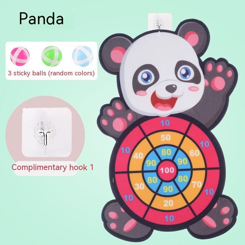 Children's Toy Sticky Ball Dart Plate Throwing Pi-Mart