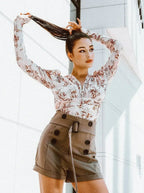 The Manet Jeweled Blouse - SJB-DIAMOND ELITES