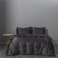 Simulation Silk Three-piece Duvet Cover Bedding Pi-Mart