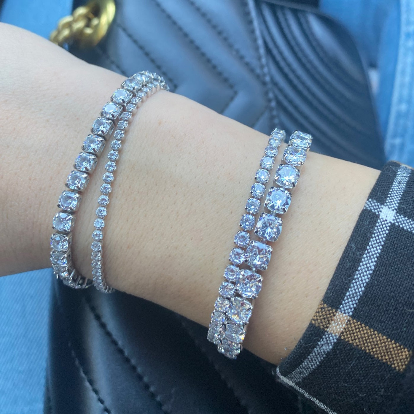 Fashion Multicolor Tennis Bracelet for Women Pi-Mart