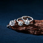 Luxury Moissanite Engagement Ring - SJB-DIAMOND ELITES