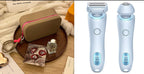 2 In 1 Hair Removal Epilator USB Rechargeable Trimmer Women Body Razor Face Leg Armpit Bikini Hand Pubic Shaver Hair Remover Pi-Mart