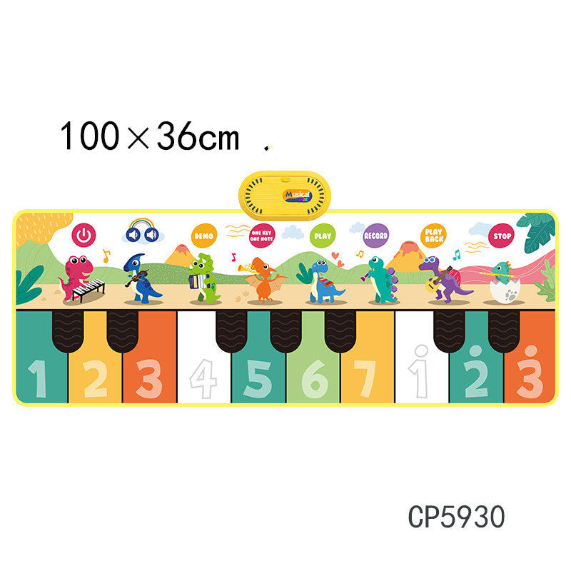 Children's Early Childhood Education Animal Piano Mat Multifunctional Music Blanket Toy Pi-Mart