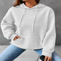 Women's Loose Casual Solid Color Long-sleeved Sweater Pi-Mart