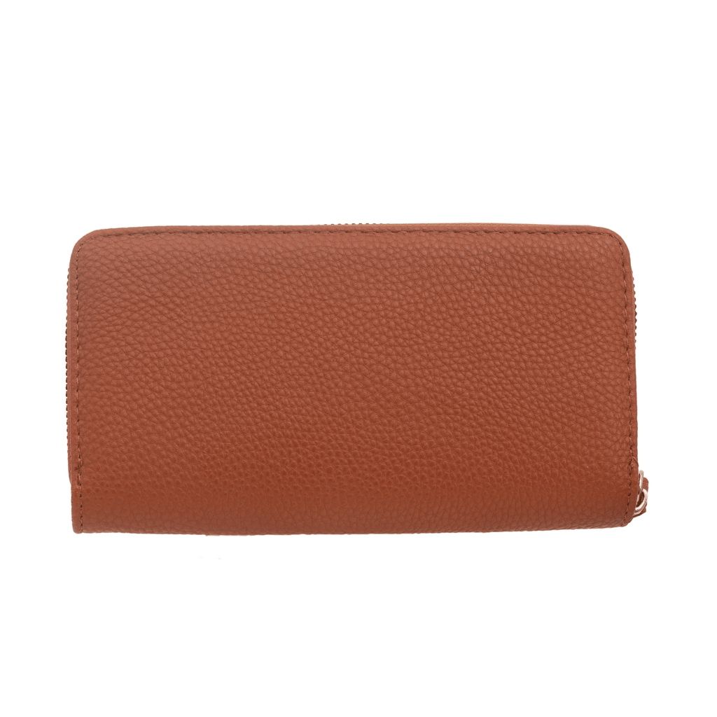 XOXO Women's Zip Wristlet Wallet - Front Zip, Card Holders, 2 Cash Pockets and Phone Slot