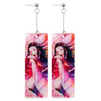 Acrylic Tanjiro Earrings Pi-Mart