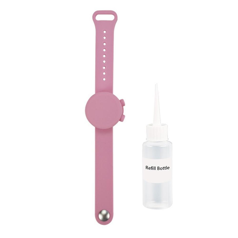 Outdooor Silicone Wristband Hand Sanitizer Disinfectant Bracelet Pi-Mart