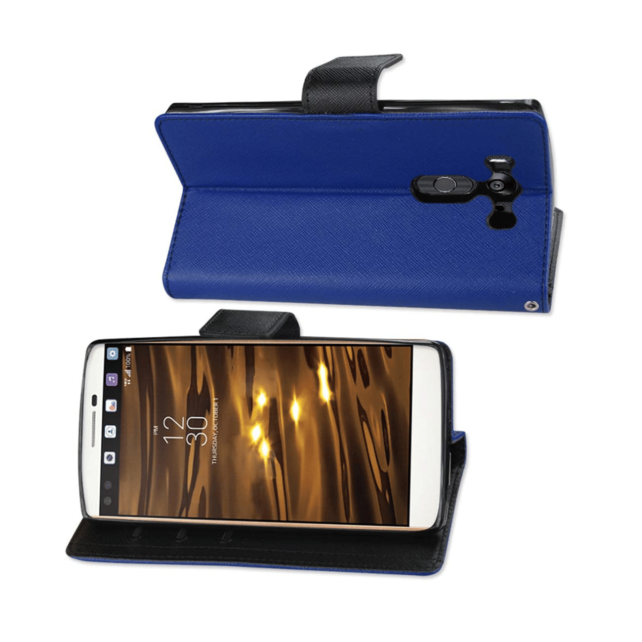 Lg V10 3-in-1 Wallet Case In Navy