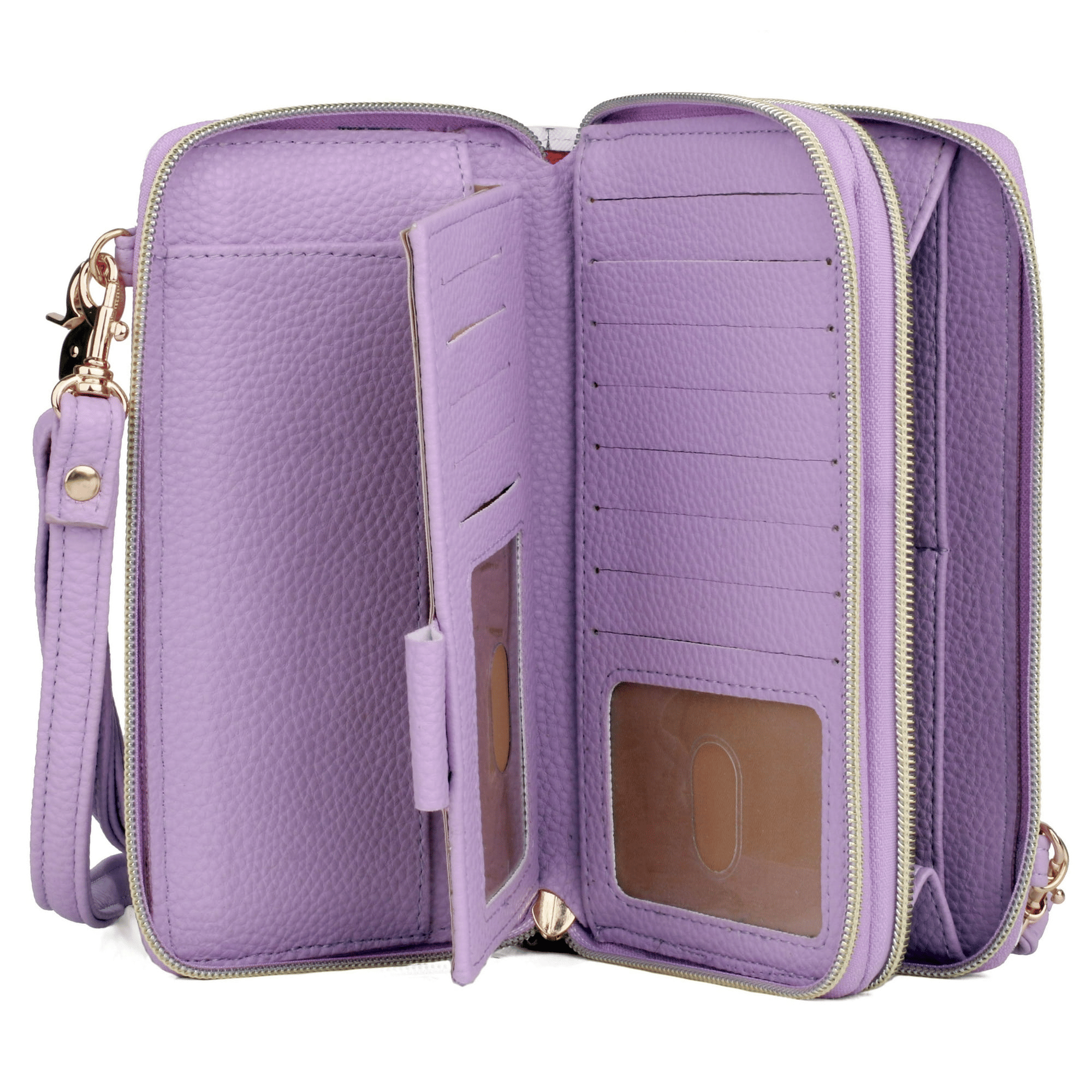 Julia Buxton Women's Bees & Flowers Ultimate Organizer, Lilac