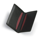 Samsill Regal Leather Business Card Wallet 25 Card Cap 2 x 3 1/2 Cards Black 81220