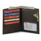 J. Buxton Men's Hunt Credit Card Folio Leather, Black EasyOptionXY LLC