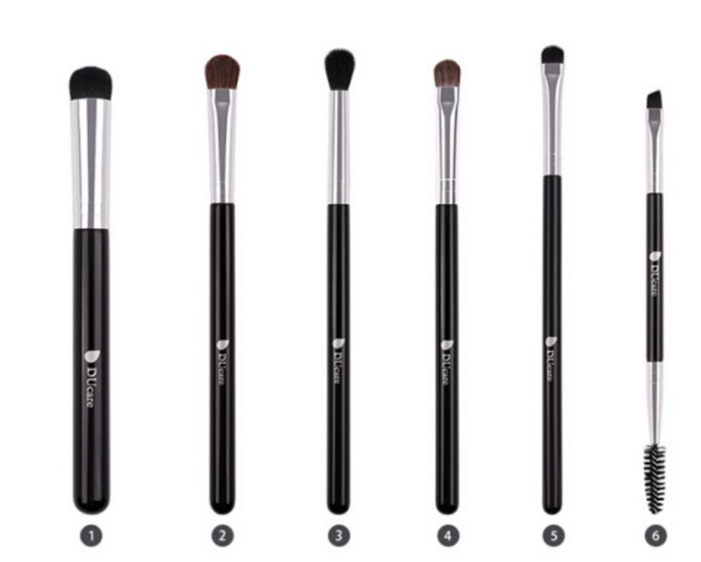 6 makeup brush set double head makeup brush double eye shadow brush beauty tools Pi-Mart