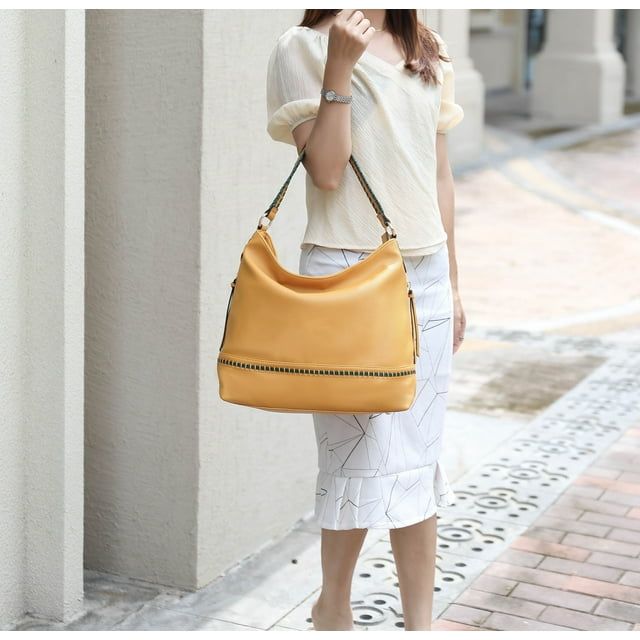 MKF Collection Blake two-tone whip stitches Vegan Leather Women's Shoulder bag with Wallet by Mia K- 2 EasyOptionXY LLC