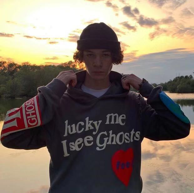 Graffiti alphabet print hoodie sweatshirt Pi-Mart