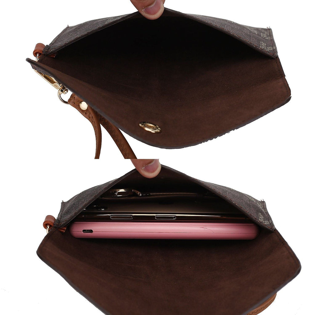MKF Collection Alexy M Signature Tote Set by Mia K., 4-Piece, (Color Burgundy) EasyOptionXY LLC