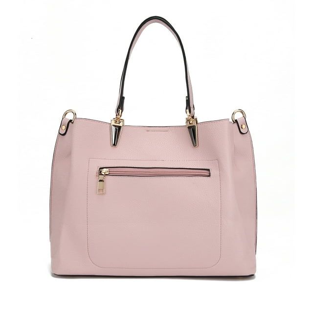 MKF Collection Kane Satchel with Wallet by Mia K (Color Black) EasyOptionXY LLC