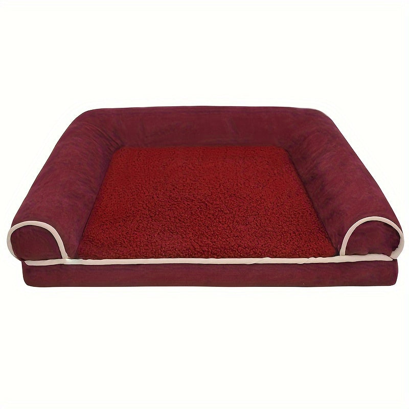 New Dog Sofa Pet Dog Bed Cat Bed Deep Sleep Dog House Square Thickened Warm Dog Mat Small Medium Large Dog House Pet Supplies Breathable Blanket Pet Dog Bed Dog Sofa Dog Bed Dog House Pet Supplies Accessories Lootquake LLC