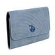Buckle-Down Women's Disney Wallet, Foldover, Disney Signature D Logo Sky Blue, Arch Stitch, Vegan Leather EasyOptionXY LLC