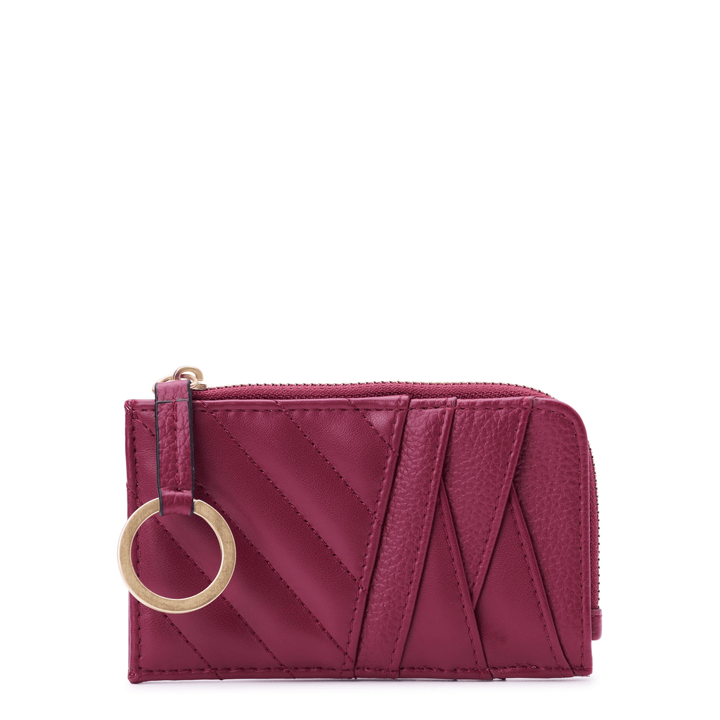 Time and Tru Women's Ari Card Case, Maroon Crush EasyOptionXY LLC