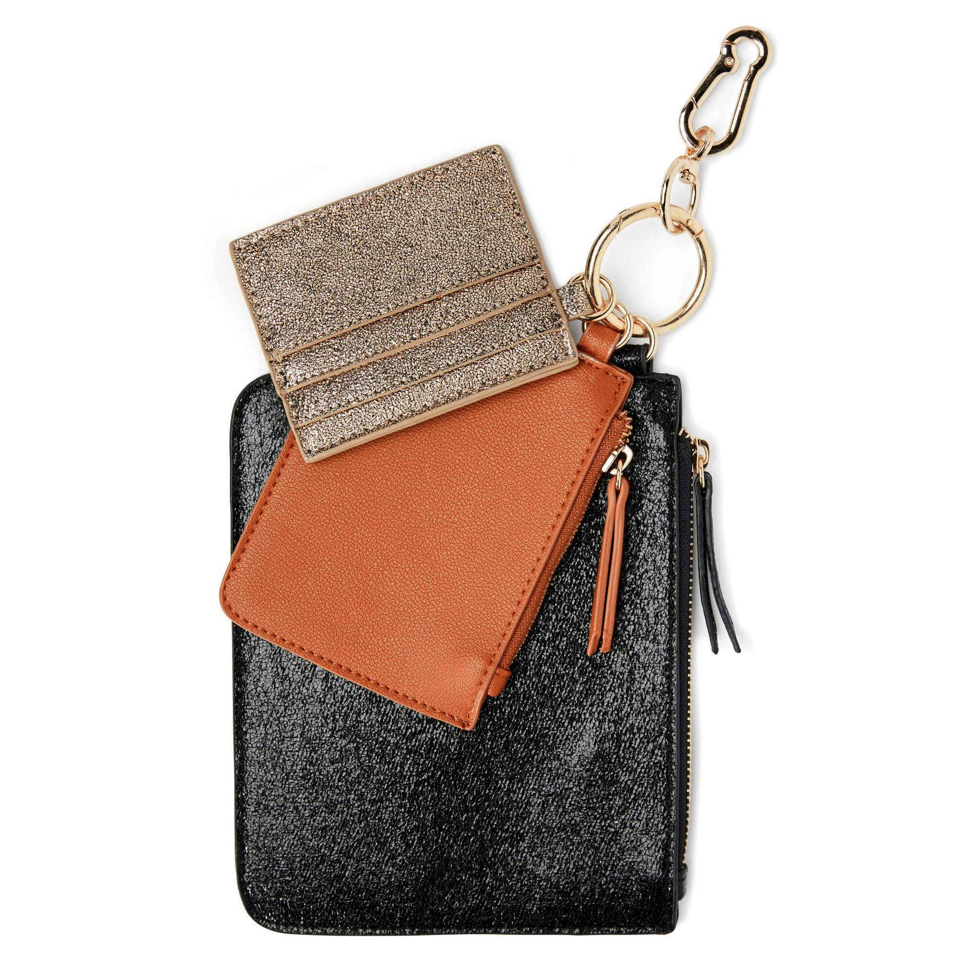 Metallic Sky Jubilee Wristlets & Card Holder, 3-Piece Gift Set Gifts for Women and Girls EasyOptionXY LLC