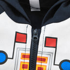 Children's Hooded Tops Jackets Kids Zipper Shirts Pi-Mart