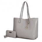 MKF Collection Sadie Oversize Tote Handbag & Wallet Set (Color Red) EasyOptionXY LLC
