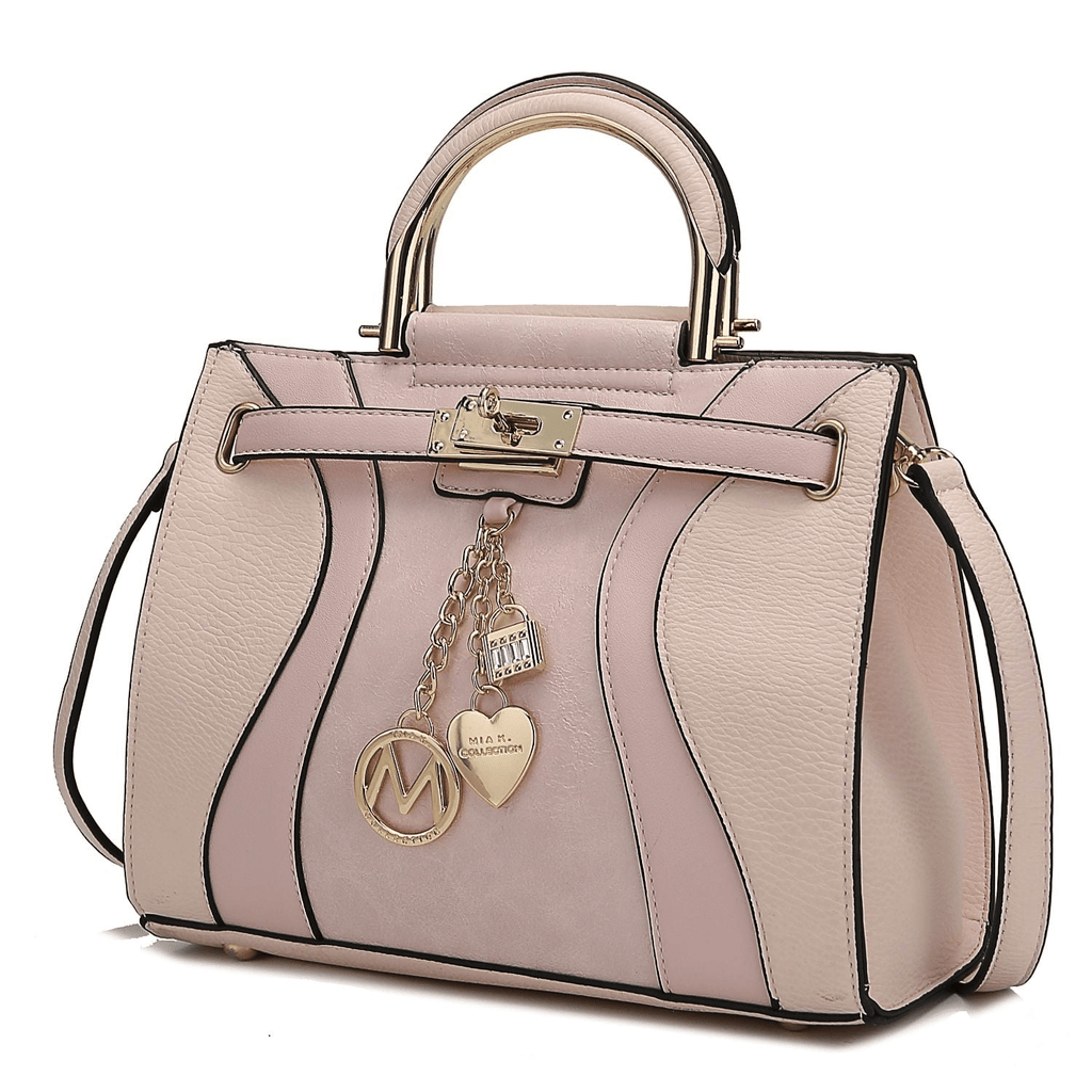 MKF Collection Caddy Phone Wallet Crossbody Cassia Medium Satchel HandHandbag by Mia K.(Color Blush) EasyOptionXY LLC