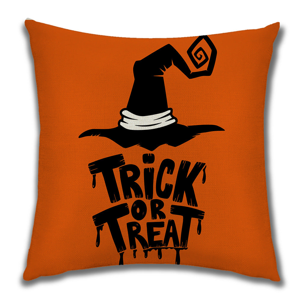 Cartoon Pumpkin Castle Sofa Cushion Cushion Pillowcase Pi-Mart