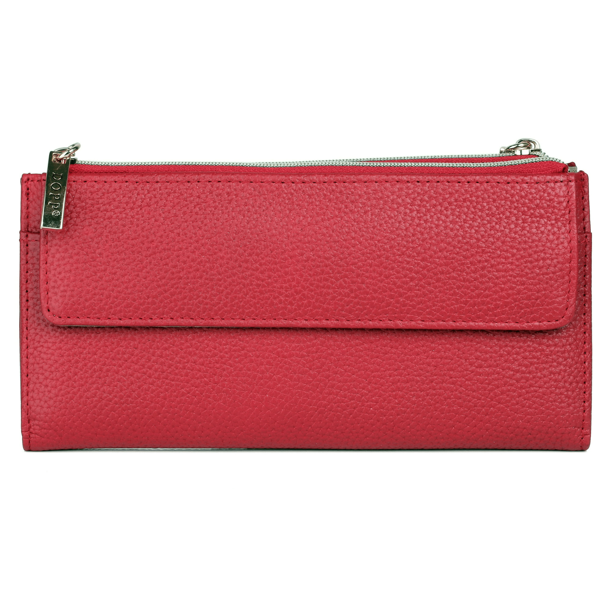 Dopp Women's Cosmopolitan Wallet Leather, Red EasyOptionXY LLC