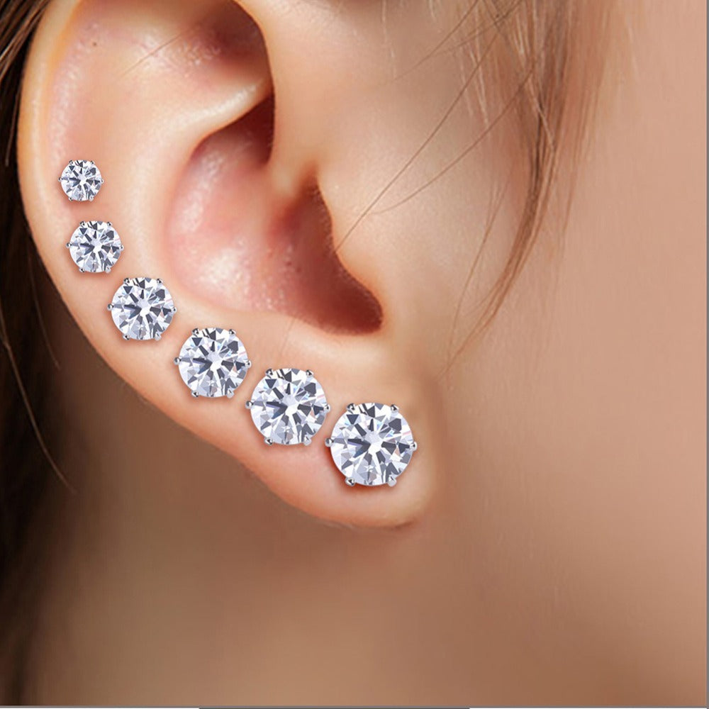 Zircon earring set Pi-Mart