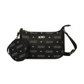 XOXO Medium Black Urban Heart Cross Body Handbag with Purse for Women. EasyOptionXY LLC