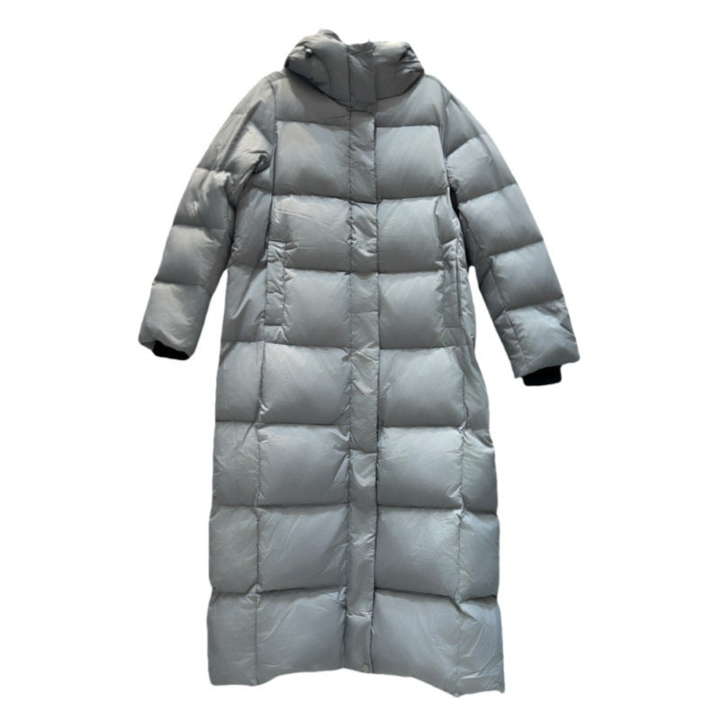 Down Jacket Goose Down Outdoor Thickened Ultra-long Coat Pi-Mart
