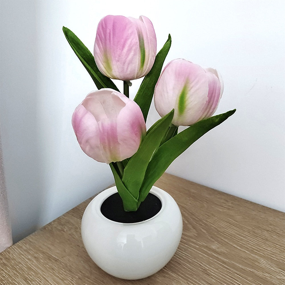 Flowerpot Potted Table Lamp - SJB-DIAMOND ELITES