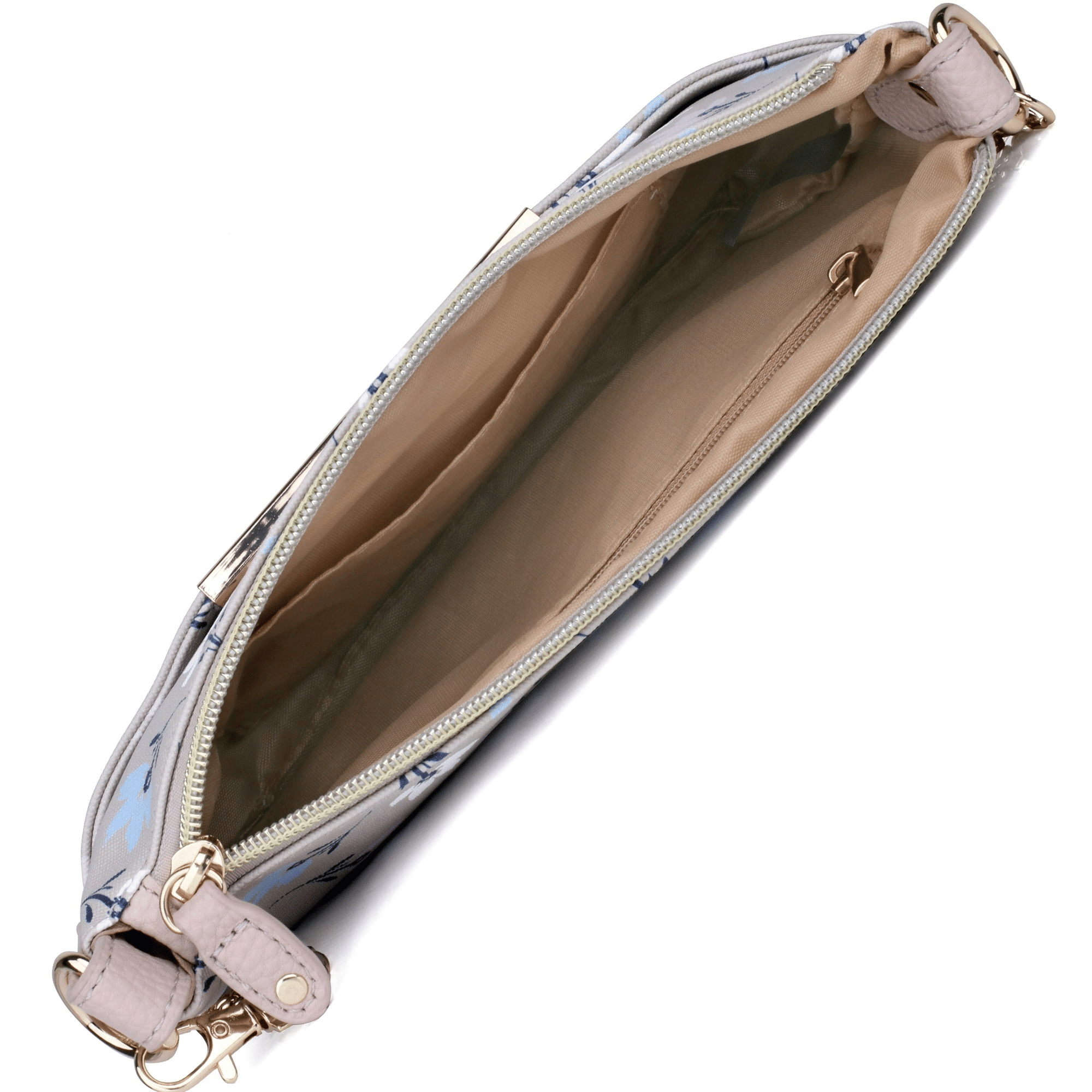 Julia Buxton Women's Trudy Everywhere Convt Pouch Vegan Leather, White Pepper EasyOptionXY LLC
