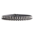 Men's Punk Style Studded Bullet Belt