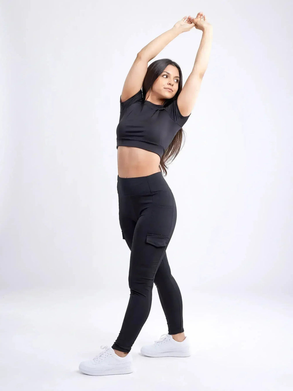 Women's Lightweight Short-Sleeve Crop Top - Workout & Casual - SJB-DIAMOND ELITES