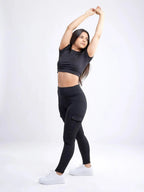 Women's Lightweight Short-Sleeve Crop Top - Workout & Casual - SJB-DIAMOND ELITES