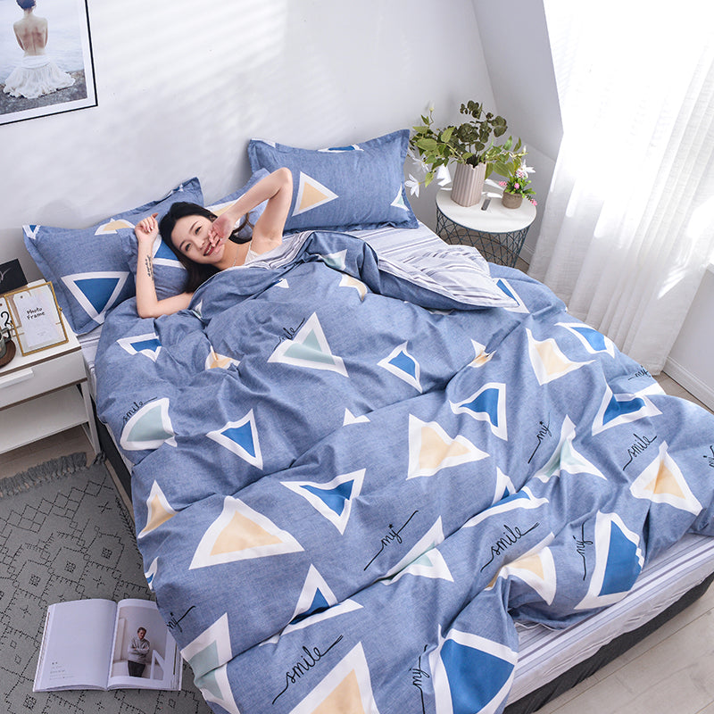 Scandinavian Style Simple Duvet Cover Single Bed Pi-Mart