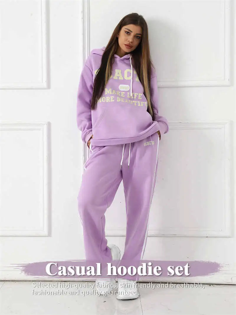 Women's Fashion Casual Printed Top Pants Set - SJB-DIAMOND ELITES
