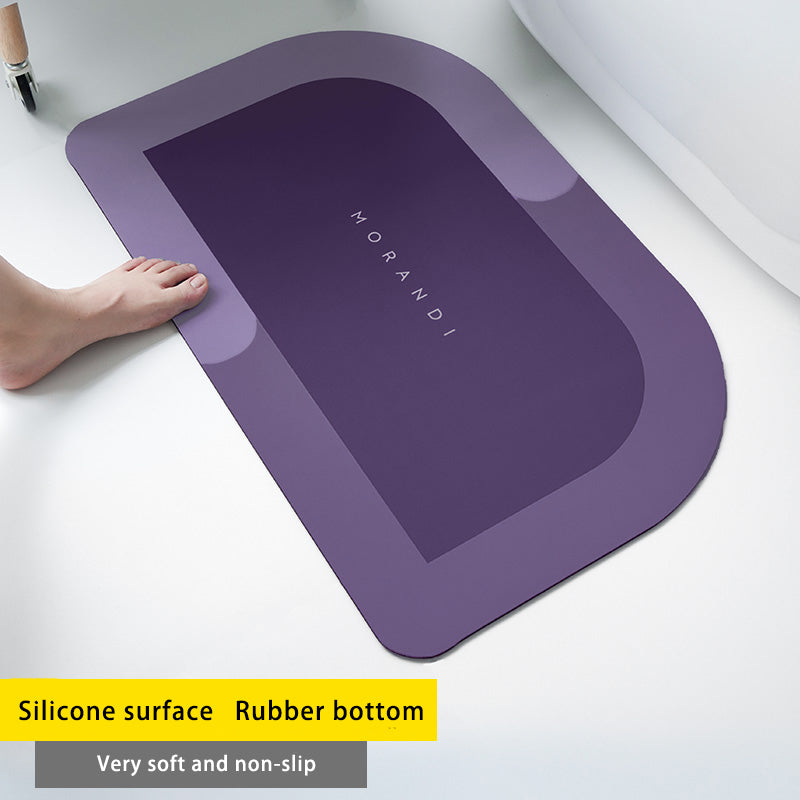 Diatom Mud Absorbent Pad Toilet Floor Mat Soft Non-slip Pi-Mart