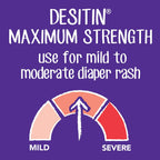 Desitin Maximum Strength Baby Diaper Rash Cream with Zinc Oxide, 16 oz
