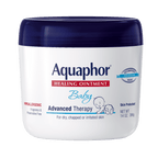 Aquaphor Baby Healing Ointment Advanced Therapy Skin Protectant, Dry Skin and Diaper Rash Ointment, 14 Oz Jar