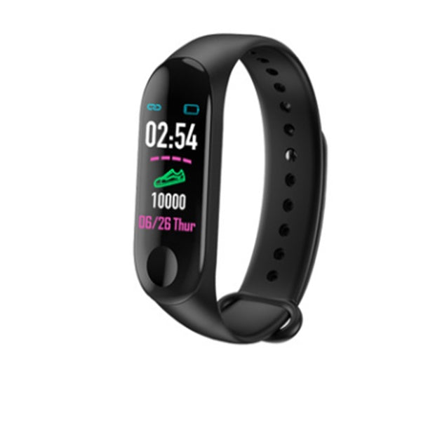 Compatible With , Smart Bracelet Heart Rate And Blood Pressure Exercise Meter Step Information Push Smart Reminder Color Bracelet Pi-Mart
