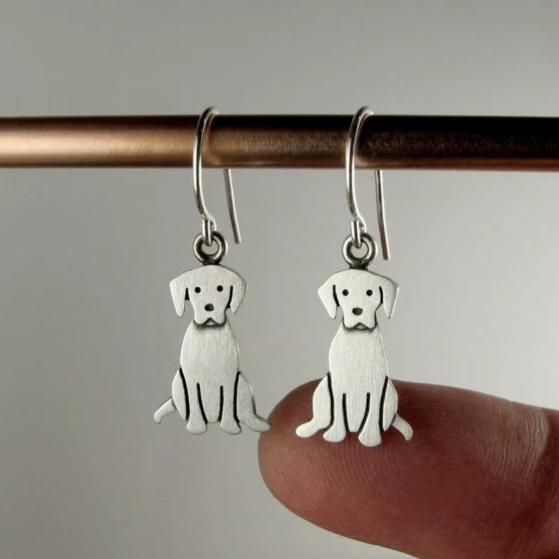 Female Versatile Retro Creative Small Animal Earrings Pi-Mart