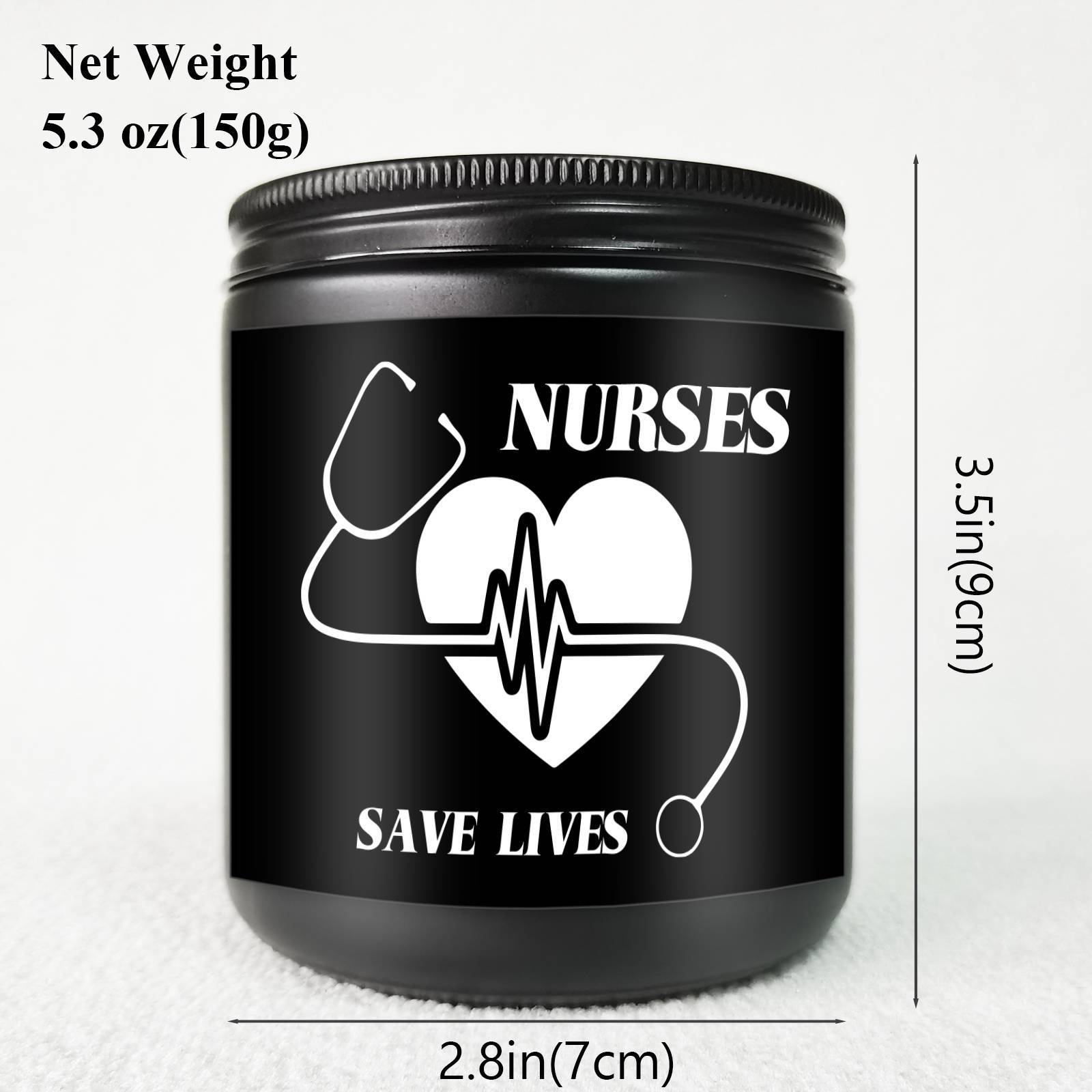 Lavender Scented Candle 5.3oz - Perfect Nursing Appreciation Gift for Men & Women, Ideal for Nurse Practitioners, Paramedics, Students - Unique Present for Birthdays, Thanksgiving, Graduation Lootquake LLC