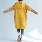 Women's printed long hoodie Pi-Mart