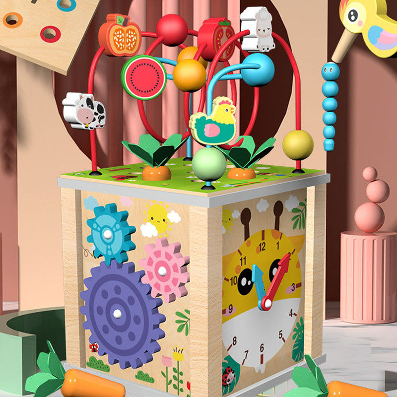 Children's Wooden Treasure Chest Multi-functional Puzzle Pi-Mart